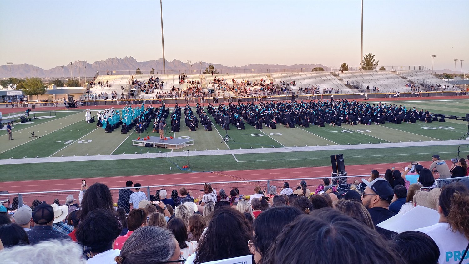 Firstever Organ Mountain High School graduation thousands to